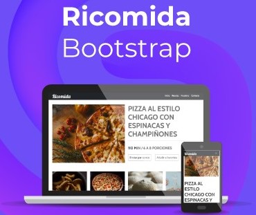 Captura de pantalla del SITIO WEB RICOMIDA